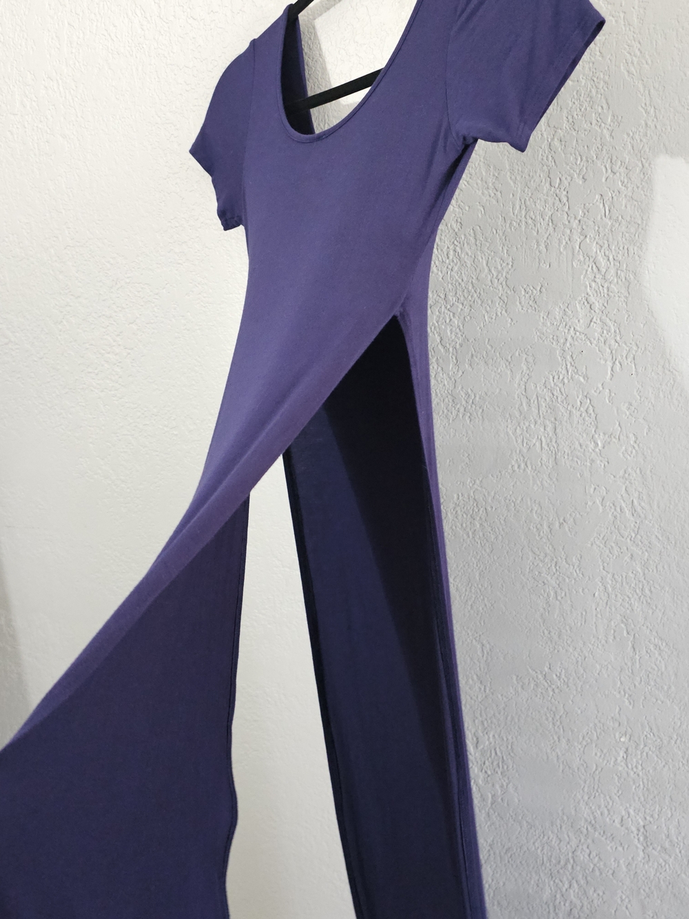 Topping Classic Short Sleeve Split Slit Maxi Evening Dress Womens Small - Picture 8 of 8
